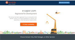 Desktop Screenshot of e-vapor.com
