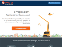 Tablet Screenshot of e-vapor.com